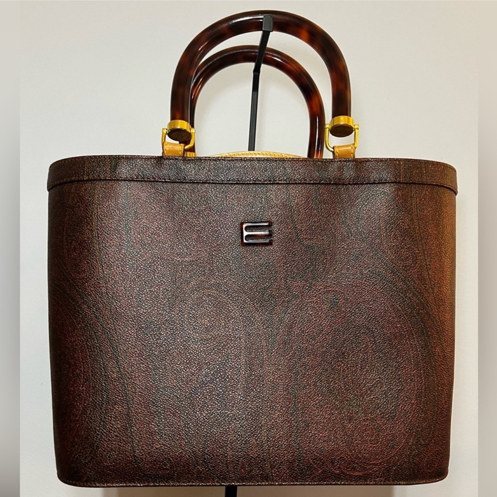 ‼️SOLD ‼️Etro Milano - Paisley Print Top Handle Satchel - Vintage ‼️SOLD‼️